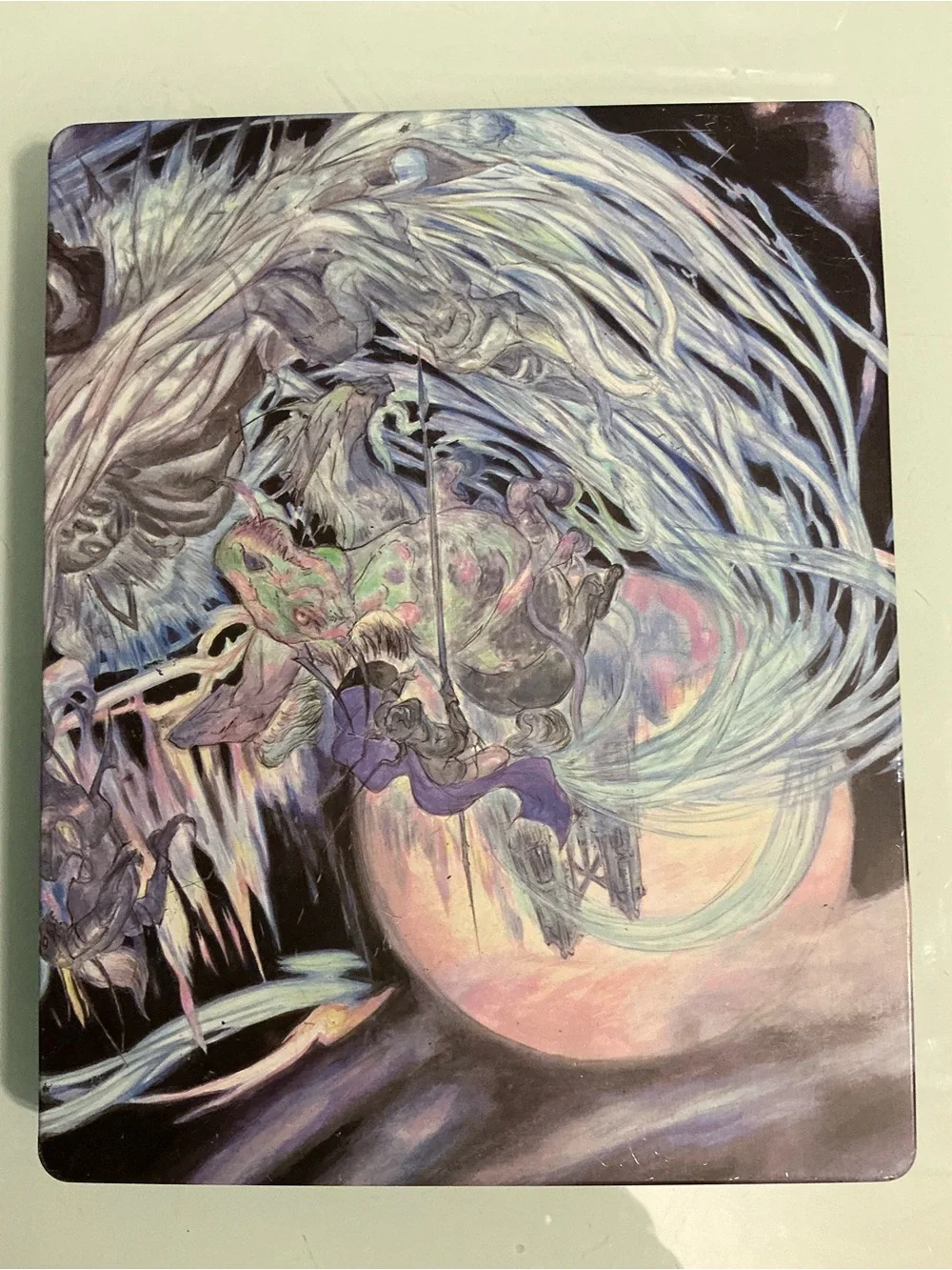 Sony SteelBook with Pastel Fantasy Artwork in Purple, Pink, Blue, White